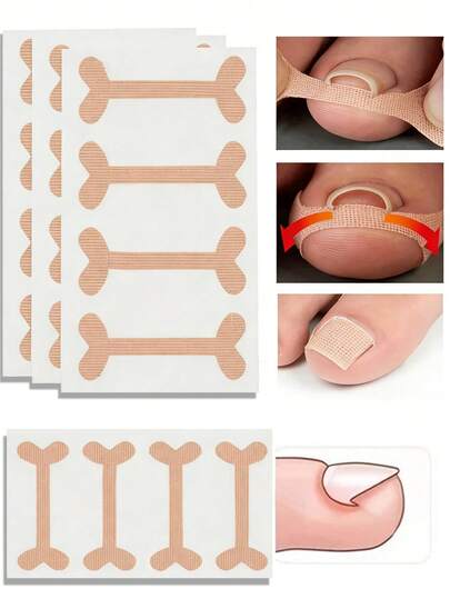 64 Pieces Of Hand And Toe Nail Care, Nail Clipper Tools. These Are Specially Designed Nail Strips For Daily Use And Care By Both Men And Women. They Are Comfortable, Breathable And Have Strong Adhesion.