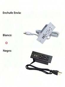 Habitdesign Vanity Tocador con Espejo y Luces, Tocador para Recamara con 3 Cajones y 2 Armario, Estantes Ocultos, Tocador de Maquillaje con Estación de Carga Escritorio - Blanco - Ver 8