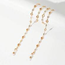 1pc Multicolor Crystal Rhinestone Metal Eyeglasses Chain - Multicolor - View 8