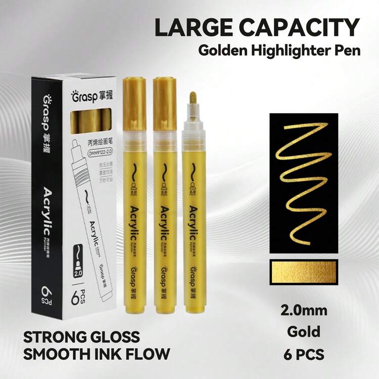 1 bút dạ acrylic, bút vẽ chuyên nghiệp đầu cọ mềm dành cho học sinh, bút tô màu chất lượng cao, bút pha màu nhanh khô, bút vẽ graffiti không lem, bút đánh dấu, bút vẽ tay, bút màu nước, dụng cụ vẽ thiệp chúc mừng - cọ vẽ acrylic - Xem 15