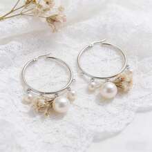 6pcs Stainless Steel PVD Gold Plated Round Earring Hooks, DIY Pendant Jewelry Making Supplies - Earrings - View 7