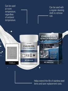 JAYSUING Stainless Steel Scratch Remover, Suitable For Cleaning Barbecue Racks, Ovens And Other Cookware, Effectively Removes Stains And Restores The Bright Appearance Of Stainless Steel Items In The Kitchen - Liquid - View 3
