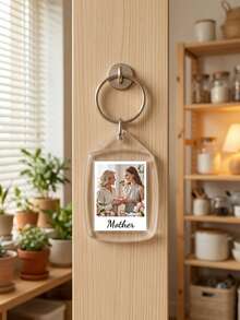 Llavero acrílico personalizado con foto y texto, llavero personalizado, regalo del Día de la Madre, regalo de cumpleaños, regalo de aniversario, regalo de pareja - Multicolor (Día de la Madre) - Ver 3