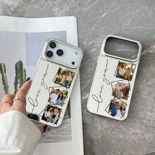 Personalized Custom Photo Phone Case Compatible With IPhone 17 16 15 14 13 12 11 Pro Max And Plus Series Custom Image Printed Protective TPU Anti-Scratch Case Compatible With IPhone 17 Cover Stylish Slim Anti Drop Mobile Phone Cover Daily Gift For Family And Friends - Silver - View 6