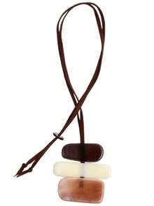 1件波西米亚风长款吊坠项链，复古几何毛衣链配饰，尽显高端气质 - 彩色 - 查看 2