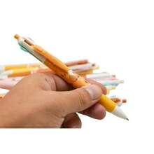 Bolígrafos de 4 colores retráctiles, 12 piezas de bolígrafos de capibara para escuela, hogar y oficina - Multicolor - Ver 3