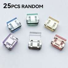 2/4/5/6/10/12/15/20/25/30/35/50个装裤腿缩短隐形固定夹，防拖裤脚，免缝隐藏式扣环腿部闭合装置，防拖地裤脚扣 - 彩色 - 查看 17