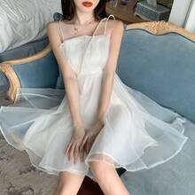 Women Midi Dresses - 粉紅色 [無彈性] - 查看 8