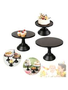 1 Set Metal Cake Stand - 8/10/12 Inch White Dessert Display Rack, Suitable For Wedding Birthday Party Decoration, Cake Decorating Supplies, Dessert Table Decor, Cake Tray, Pastry Rack, Treat Stand, Tall White Iron Dessert Table Display Rack, Can Be Used For Buffet And Tea Break, Wedding Table Decor - White - View 7