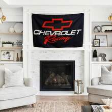 Chevrolet Racing Chevy 3x5ft Flag Tapestry For Wall Hanging College Dorm Room Wall Outdoor Decor Banner Teenager - Multicolor - View 4