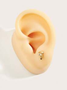 1 pièce Boucles d'oreilles à clous délicates et à la mode avec motif animal, convient pour le port quotidien des femmes - Multicolore - Voir 5