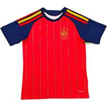 2026 Spain National Team Home Fan Edition Jersey Quick-Drying Breathable Football Jersey - 彩色 - 查看 1