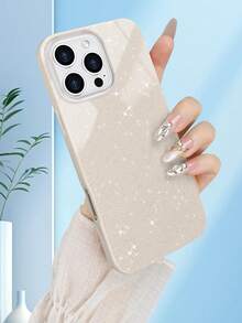 Bộ 2 ốp lưng điện thoại lấp lấp lánh tương thích với iPhone 7/8/X/XS/XR/11/12/13/14/15/16/Pro/ProMax, ốp bảo vệ toàn thân chống sốc, thiết kế tối giản, bảo vệ hoàn hảo cho điện thoại của bạn. - Trắng + Trắng - Xem 4