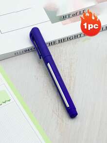 Interessanter selbstständiger Schiebetintenstift - kreatives, einzigartiges Büro- und Prüfungsschreibwerkzeug, mit einziehbarem Kugelschreiber und einziehbarem Memo-Stift, geeignet für versteckte Notizbücher, 0,7 mm Feinspitze, Blautinte-Nachfüllung, Metallklipp-Stift, mit abnehmbarem Papier, kann zum Kopieren von Lernnotizen verwendet werden - A - Übersicht 10