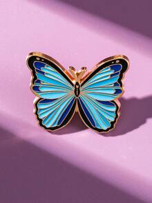 1 chiếc ghim cài áo hình bướm men xanh mộng mơ, thiết kế bướm xanh chuyển sắc tinh tế, phụ kiện cao cấp độc đáo, ghim cài áo kim loại nhẹ nhàng và thanh lịch. - Nhiều màu - Xem 8
