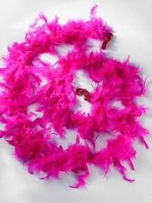 Khăn choàng lông vũ nhiều màu sắc, phụ kiện trang phục tự làm, chất liệu nhung mềm mại, khăn trang trí, thích hợp cho tiệc sinh nhật, đua xe, tiệc trà, đêm giao thừa, hòa nhạc và trang trí nhà cửa, dạ hội, đám cưới, biểu diễn sân khấu, trang phục và phụ kiện lễ hội, đồ dùng tiệc tùng. - nhiều màu - Xem 20