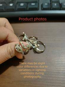 1/3件套可调节编织环钩针辅助工具，开放式环形纱线导向器，符合人体工程学的钩针配件，贝壳编织辅助工具，编织天才 - 多款式 - 查看 10