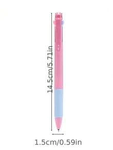 3pcs/Set Retractable Pens, 0.5mm Black/Red/Blue Ink, Cute Neutral Pens Suitable For Office, School, Business Writing, Smooth Writing, Durable, Multifunctional Stationery - Three-color Pen - View 7