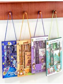 Bộ quà tặng văn phòng phẩm - Hộp quà văn phòng phẩm bất ngờ, thích hợp cho học sinh tiểu học, phần thưởng cho học sinh mẫu giáo, phần thưởng cho cả lớp và quà tặng nhỏ cho trẻ em. - Nhiều màu - Xem 7