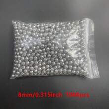 8毫米 500/1000颗 弹弓狩猎射箭用高碳钢球 精密抛光淬火 - 彩色 - 查看 6