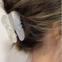 2 Stück zahnförmige Haarklammern aus Acetat, geeignet für Frauen und Mädchen, können als Geschenk für Zahnärzte, Assistenten und Dentalfachkräfte verwendet werden. Das Design ist exquisit und niedlich, aus Acetatfaser gefertigt, geeignet für Bräute zum Tragen und eine ideale Wahl für Brautjungfern als Sommerhaar-Accessoires, Strandklammern, Urlaubsklammern, Reise - Verschiedenfarbig - Übersicht 10