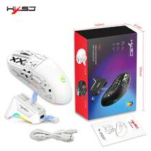 T90PRO 三模式充电底座无线鼠标，RGB 背光静音游戏鼠标，适用于台式机和笔记本电脑 - 查看 12