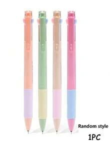 3pcs/Set Retractable Pens, 0.5mm Black/Red/Blue Ink, Cute Neutral Pens Suitable For Office, School, Business Writing, Smooth Writing, Durable, Multifunctional Stationery - Three-color Pen - View 9