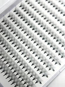 Grup de gene prefabricate, Mâner pentru extensii de gene 20D, Grup unic DIY din blană artificială de nurcă pufoasă, Grup de gene prefabricate, Tavă pentru gene Nagara, Grup de gene, Geană simplă, Geană, Gene false - D - Vizualizare 6