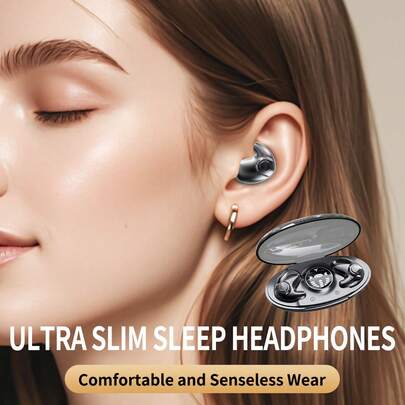 Wireless Earphones With Type-C Charging Case, Over 24 Hours Battery Life, Easy Pairing With Smartphone