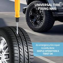 摩托车轮胎修理工具套装，包括螺丝刀和真空轮胎工具 - 多色 - 查看 5