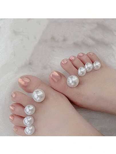 8件套可爱指甲趾甲分离器，指甲趾甲分隔器设计，凝胶指甲油趾甲分离器，美甲修脚工具