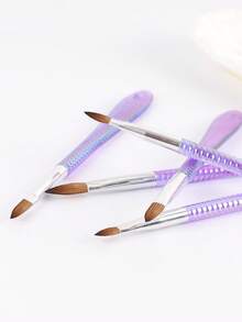 Bộ 5 cọ vẽ móng nghệ thuật hình nàng tiên cá, cọ nối móng acrylic cán vảy cá dùng cho thiết kế móng nghệ thuật. - Nhiều màu - Xem 3