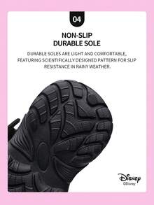 Disney 米奇官方授权合作款 | 一双迪士尼儿童运动鞋，适合日常、节日、运动和户外活动穿着。穿着舒适贴合，防滑、耐磨、透气。（男童运动鞋、男童板鞋、儿童运动鞋、女童运动鞋、女童板鞋） - 黑色 - 查看 6