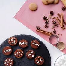 2 piezas de Esterilla de Horneado Transpirable Hecha de Silicona, Ideal para Masa Hojaldre y Malla Antiadherente para Hornear - Ver 6