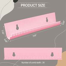 AliLeader 假发片架 假发片挂钩 发片固定器 编发架 带2个吸盘，设计用于牢固地固定超宽发片，包括光环式发片、手工编织发片、珠饰发片和整束发片。 - 1PC - 查看 4