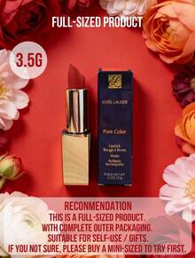 Estée Lauder Estee Lauder Pure Color Matte Lipstick #333 (Full-size 3.5g Mini-size 2.8g )Velvet – Long-Lasting, Vivid & Intense Color, Melts on Lips Like Mist, Light weight Velvety Texture, Moisturizing MattValentine, Luxing Mist, Light weight Velvety Texture, Moisturizing MattValentine, Luxing, Valentine Day, Luxing, Valentine Day, Luxings Matt” Anniversary, Women & Beauty Lovers,Perfect for Date Night & Daily Wear,Easy to Apply for Makeup Beginners - 絲絨#333 - 查看 6
