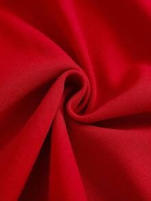 Vestido Regata Feminino com Laço Decorativo Irregular, Verão - Vermelho - Visão 7