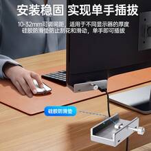 Expansor multifuncional para computadora, estación de acoplamiento Tipo-C, clip trasero de sobremesa, lector de tarjetas, accesorio digital. - 044A [4 en 1] USB 3.0*1 + USB 2.0*2 + Tipo-C*1 - Ver 4