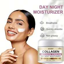 Xioimy 50克胶原蛋白高级面霜，质地柔滑，呈浅米色，滋养并提亮浅米色肤色，适合所有浅米色肤色，高端护肤，清爽不油腻。 - 數量 - 查看 4