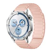 磁吸式表带，硅胶表带，18mm/20mm/22mm 智能手表表带，快拆腕带，可调节磁扣，男女通用，兼容 Galaxy Gear S2/S3/GT2/Fenix 5S Plus - 黑色 - 查看 25