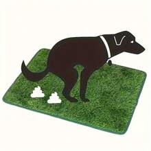 1pc Artificial Grass Dog Pee Pad, Washable Indoor Training Mat, Puppy Replacement Grass Pad, Reusable Realistic Grass Mat - S - View 13