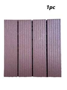 1/2/4pcs Garden Flooring, 30cm*30cm, Interlocking Stripe Pattern Tiles, Suitable For Decorating Pool, Balcony, Garden, Corridor, Water-Permeable - Vertical Stripes - View 11
