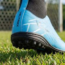 Original Lightweight, Soft, Comfortable Sock-Style Soccer Cleats With A Grippy, Non-Slip Sole. - Xanh/Xã hội - Xem 8