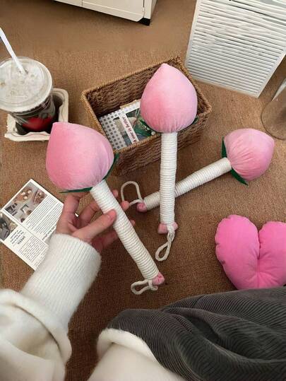 1PC Mugwort Hammer Health Hammer Honey Peach/Tulip Shape Hand Gift Massage Beating Moxibustion Hammer DIY Material Pack Mugwort Hammer Good-Looking Girl Holiday Gift For Mom, Grandma And Friends.Marteau De Massage Portable Pour Le Dos, Le Cou, Les Jambes, Le Corps Et Les Muscles.The Perfect Mother's Day Gift, Suitable For Personal Daily Relaxation, And Ideal As A Gift For Fathers, Mothers, Grandparents, Elders, Relatives, And Friends.