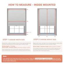 No Drill No Tools Blackout Cellular Shades Cordl Easy Install Honeycomb Blinds Thermal Insulated Noise Reduction Blinds For Indoor WindowsBlackout-White 34.5" W X 48" H - 34.5W X 48H - View 5
