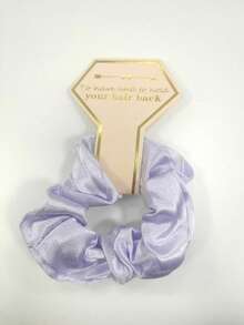 2Pcs Satin Bridesmaid Hair Ties, Soft Ponytail Holders, Bridal Shower Wedding Party Favors, Wedding Guest Gift Hair Accessories - Multicolor - View 15