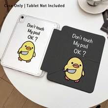 Chicken Holding Knife Pattern Acrylic Crystal Tablet Protective Case With Stand, Compatible With Samsung A9/A9+/S9/S9FE/A11/A11+/S11/S10 FE/S10 FE+/S10 Lite, A16 2025, Air 11/13, M3 2025, Mini 7 A17, Pro 2024, Air 11/13, M2 2024, Pro 11/13, M4 2024, Pro 12.9, 7/8/9 Gen, 10.2, 10 Gen, 10.9, Air 4/5/6/7/8, 10.9, Pro 11, 4/5/6 Gen, Mini 6, , Se 11, Honor, Matepad Se 11, , - Multicolor - View 2