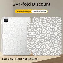 亚克力水晶彩绘平板电脑保护套，带支架，豹纹等多种图案可选，兼容三星 A9/A9+/S9/S9FE/A11/A11+/S11/S10 FE/S10 FE+/S10 Lite、A16 2025、Air 11/13、M3 2025、Mini 7 A17、Pro 2024、Air 11/13、M2 2024、Pro 11/13、M4 2024、Pro 12.9、7/8/9 代、10.2、10 代、10.9、Air 4/5/6/7/8、10.9、Pro 11、4/5/6 代、Mini 6、SE 11、荣耀、Matepad SE 11 等机型。 - 彩色 - 查看 4