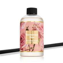 Reed Diffuser Refill Sandalwood Rose 17oz 500ml with 8 Sticks - Premium Long-Lasting Floral Essential Oil Home Fragrance for Bedroom Bathroom Home Decor - Rosa de sándalo - Ver 7