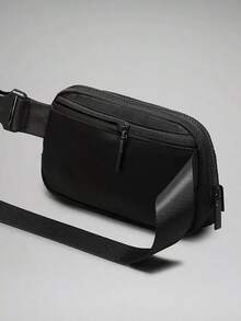 Lululemon Everywhere Belt Bag 1L Black/Black-For Yoga Gym Running-Sweat-Wicking-Yoga-All Seasons Sport-Spring/Summer-Autumn/Winter-Back To School- Easter Gift - Black/Black - 查看 4